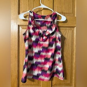 Banana Republic Ruffle Tank Top Sleeveless Blouse